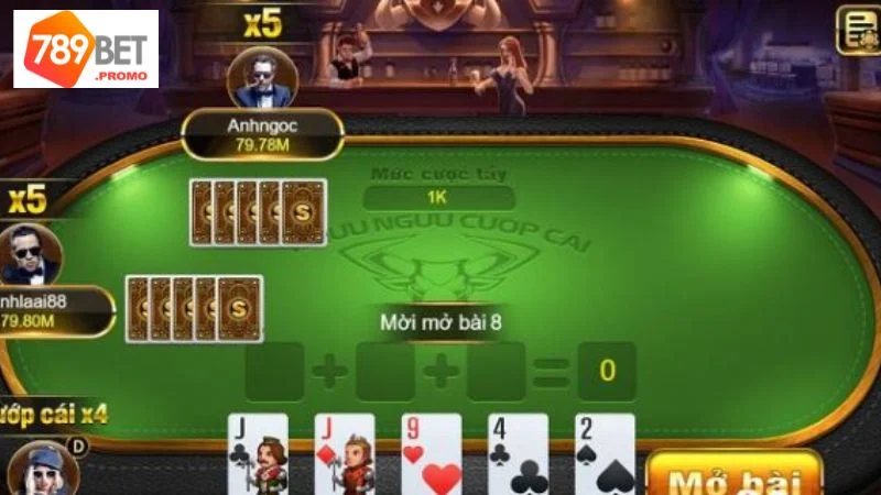 Hướng dẫn chơi game Ngưu Ngưu 789Bet cực đơn giản