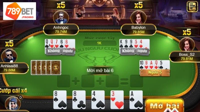 Khám phá game bài Ngưu Ngưu tại 789Bet
